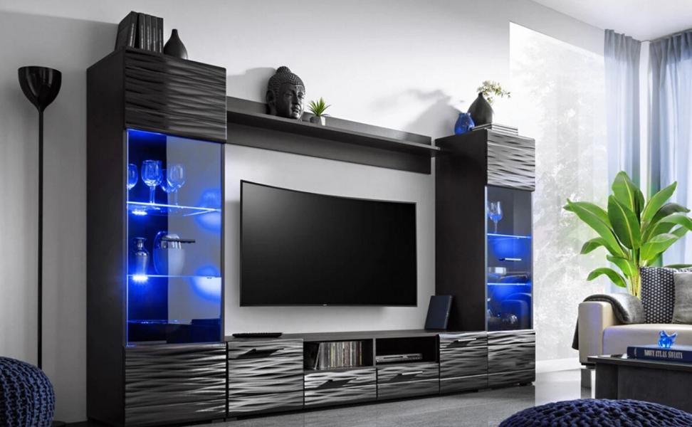 An Arched Modern TV Unit Design