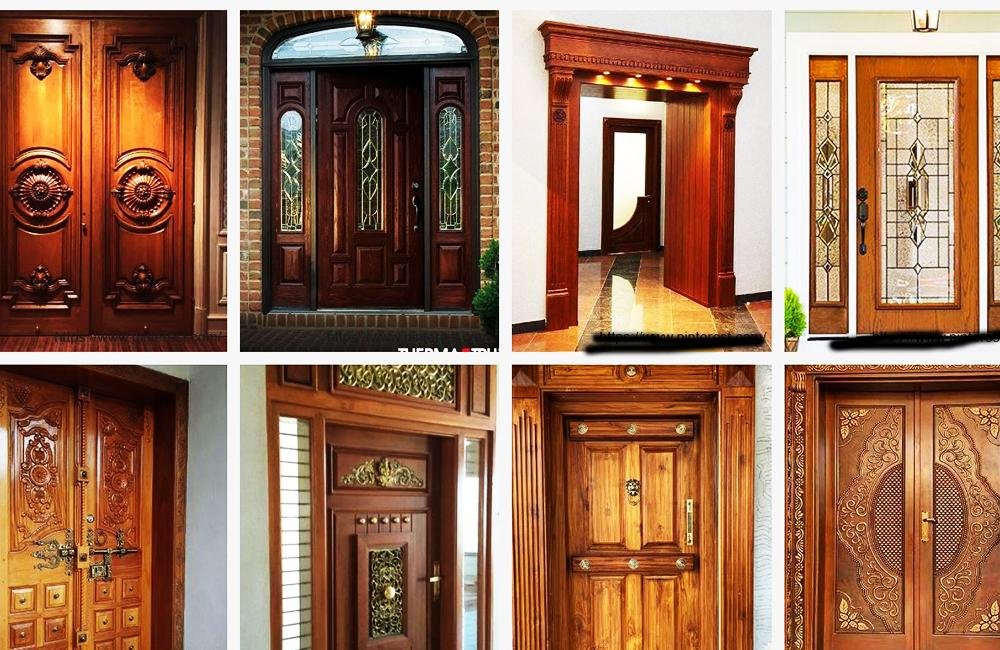 Wooden Paneled Main Door Designs