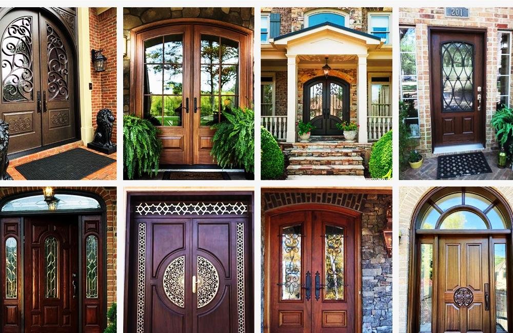 Wooden + Steal Grove Front Door Design