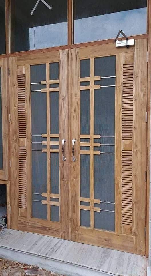 Jali Double Door Design
