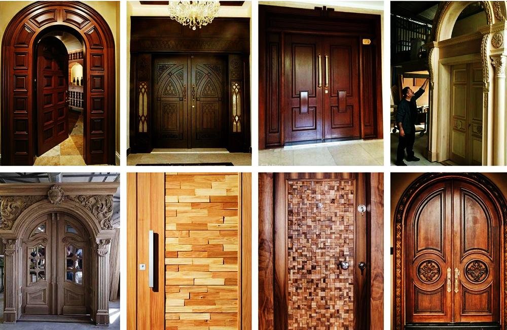 Ultra Modern Main Entrance Wooden Doors